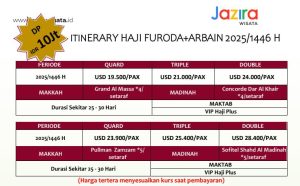 Haji Furoda Plus Madinah Arbain 2025 | Biaya Haji Furoda | Harga Haji Furoda